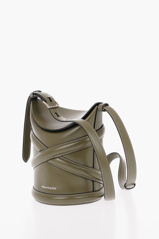 Bucket Bag CURVE SMALL in Pelle con Tracolla Regolabile