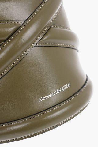 Bucket Bag CURVE SMALL in Pelle con Tracolla Regolabile