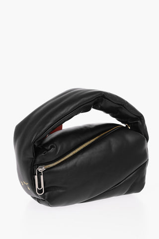 Borsa a Mano in Pelle PUMP con Zip Asimmetrica