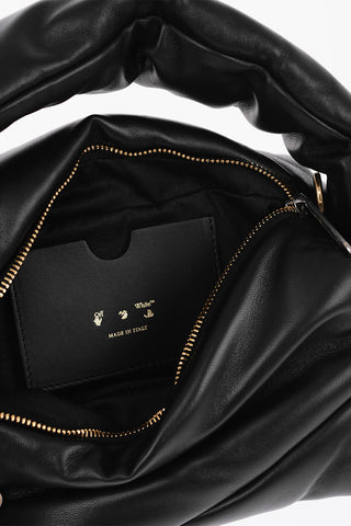 Borsa a Mano in Pelle PUMP con Zip Asimmetrica