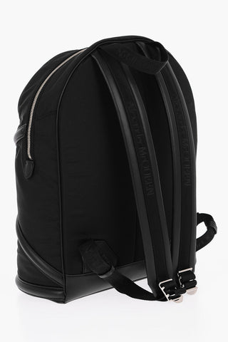 Nylon ROPE Backpack with Leather Details