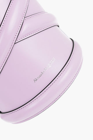 Leather CURVE SMALL Bucket Bag with Adjustable Shoulder Strap