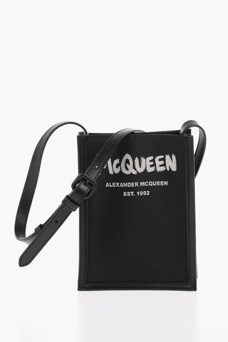 Borsa a Tracolla in Nylon con Logo Stampato
