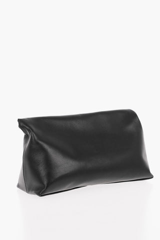 Leather JEWEL KNUCKLES Clutch with Magnetic Closure