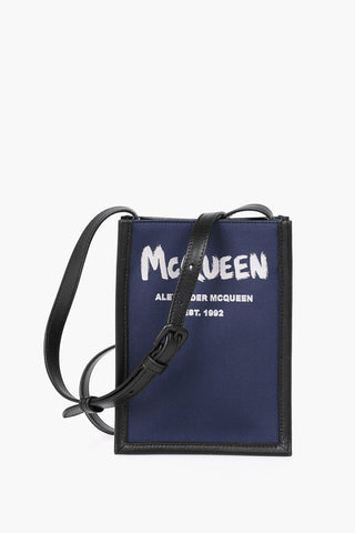 Borsa a Tracolla in Nylon con Logo Stampato