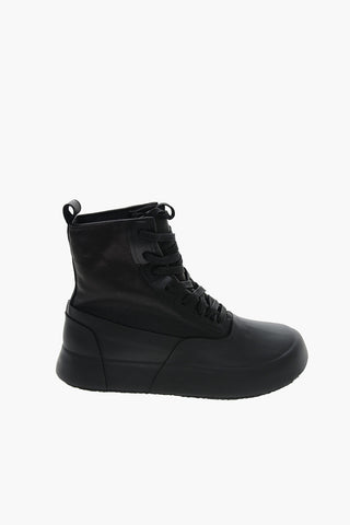 High Hammered Leather Sneakers VULCANIZED 4cm