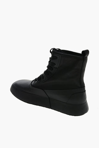 High Hammered Leather Sneakers VULCANIZED 4cm