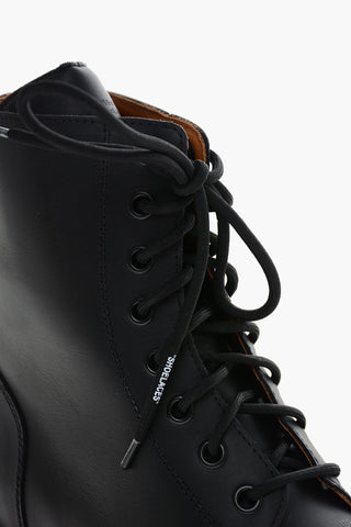 Calfskin VIBRAM Ankle Boots with Metal Detail 4,5cm