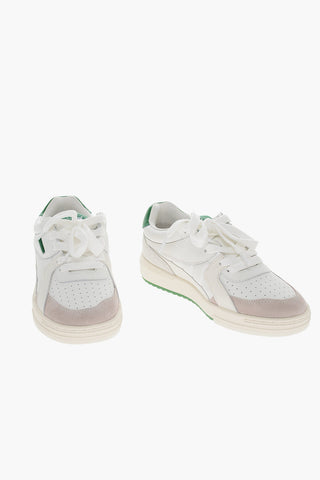 Calfskin UNIVERSITY Sneakers with Openwork Detail