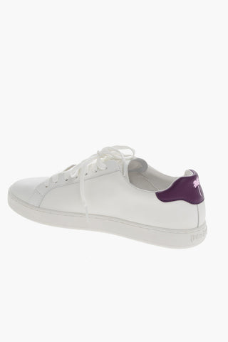 Sneakers NEW TENNIS in Pelle con Dettagli Openwork
