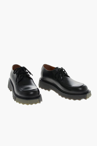 Scarpe Derby OXFORD in Pelle 5cm