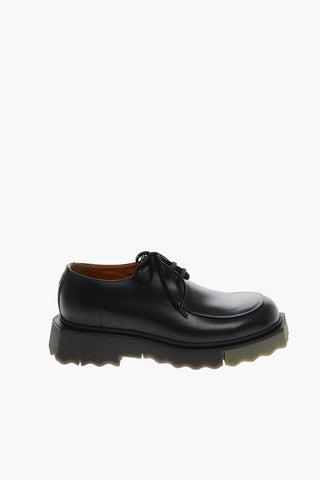 Scarpe Derby OXFORD in Pelle 5cm