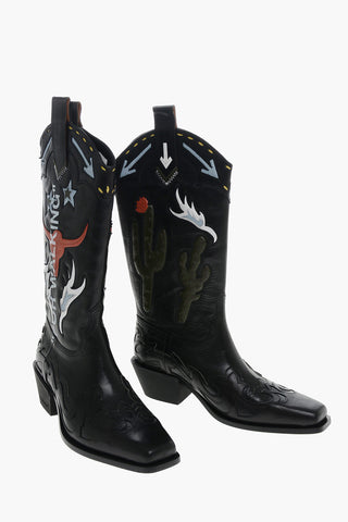Stivali Texani FOR WALKING con Effetto Vintage 6cm