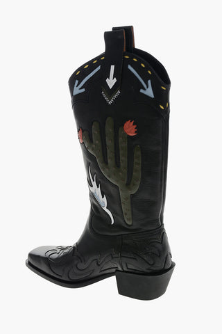 Stivali Texani FOR WALKING con Effetto Vintage 6cm