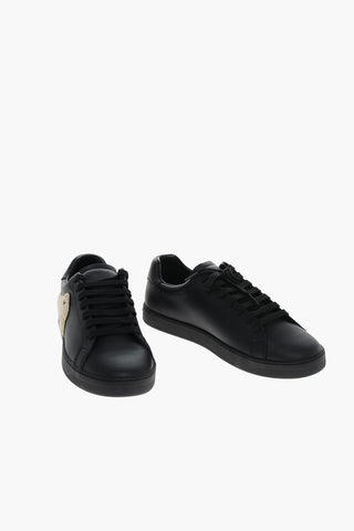 Sneakers NEW TENNIS in Pelle con Patch TEDDY BEAR