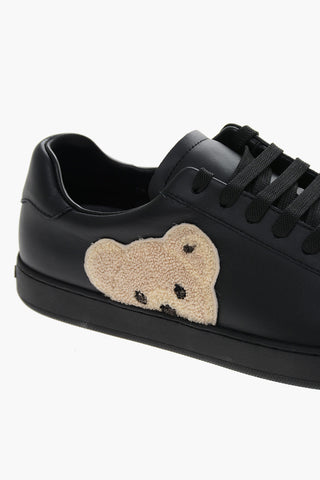Sneakers NEW TENNIS in Pelle con Patch TEDDY BEAR