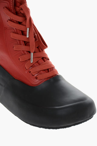 Sneakers Alte VULCANIZED in Pelle Martellata 4cm
