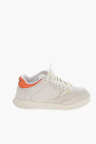 CTNMB Calfskin Sneakers with Openwork Detail