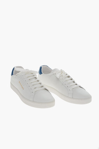 Sneakers NEW TENNIS in Pelle con Dettagli Openwork