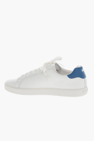 Sneakers NEW TENNIS in Pelle con Dettagli Openwork