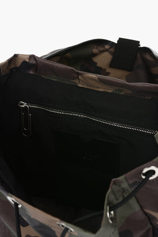 Camouflage Motif ARROW TUC Nylon Backpack