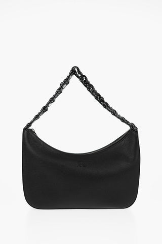 Textured Leather LOUBILA Hobo Bag