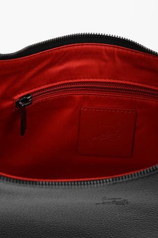 Textured Leather LOUBILA Hobo Bag