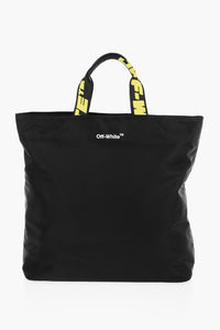 Tote Bag HARDCORE aus Nylon mit Logogriffen