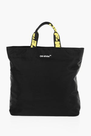 Nylon Tote Bag HARDCORE with logo handles