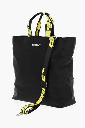 Nylon Tote Bag HARDCORE with logo handles