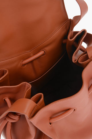 Leather POINT Shoulder Bag with Zip