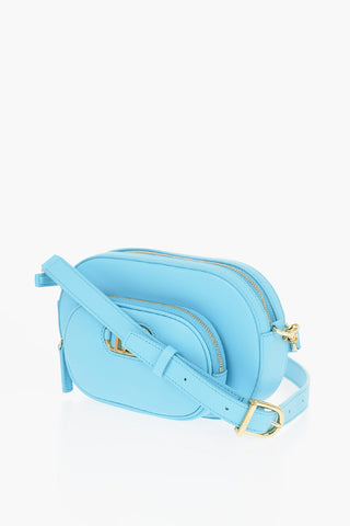 Front Pocket Leather Crossbody Bag