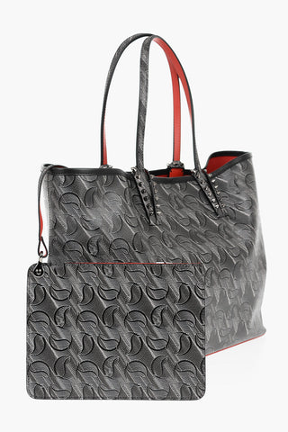 Monogram Leather CABATA Tote Bag with Inner Clutch