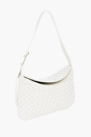 Braided Patent Leather LOOP Hobo Bag