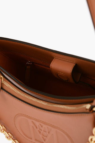 Borsa Hobo in Pelle con Dettaglio Removibile