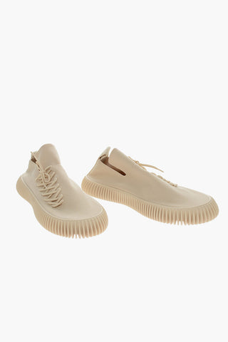 Technical Fabric RIPPLE Slip On Sneakers with Decorative Laces