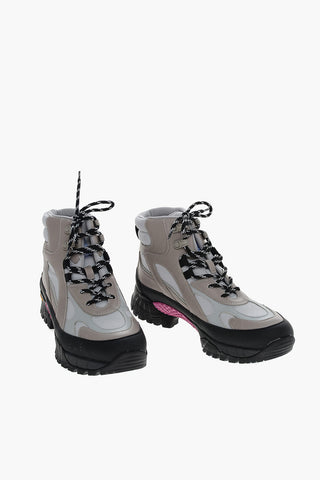 Stivaletti da Trekking con Dettagli Tagli Laser
