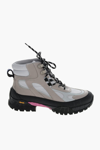 Stivaletti da Trekking con Dettagli Tagli Laser