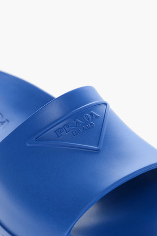 Ciabatte da Piscina in Gomma con Logo in Rilievo
