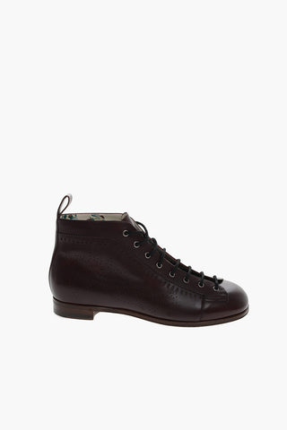 Stivaletti Derby TEDDY in Pelle Traforata