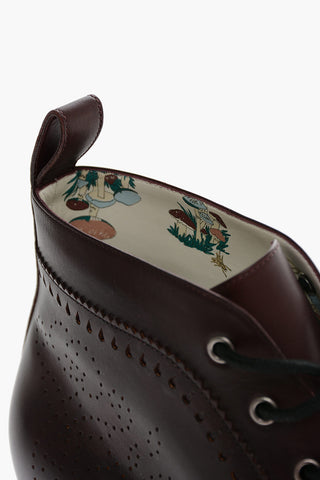Stivaletti Derby TEDDY in Pelle Traforata