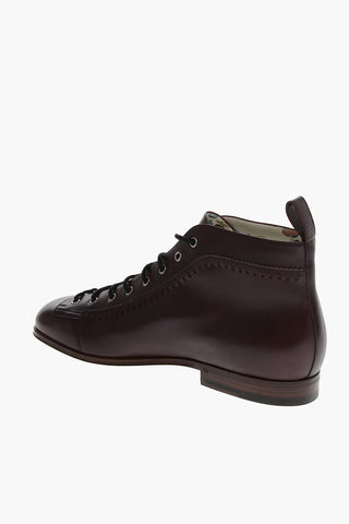 Stivaletti Derby TEDDY in Pelle Traforata