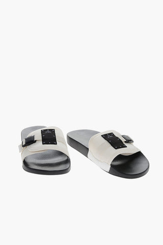 Two-Tone Slider With Patch Logo