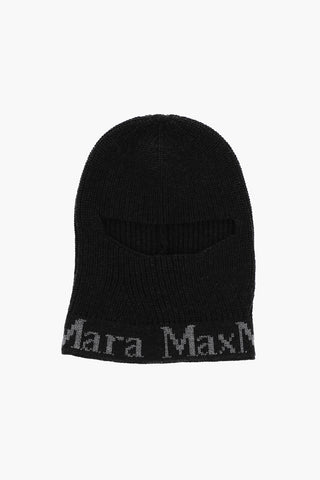 Passamontagna in Lana con Logo a Contrasto