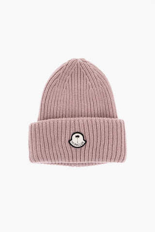 8 PALM ANGEL Cappello Beanie in Lana con Logo a Toppa
