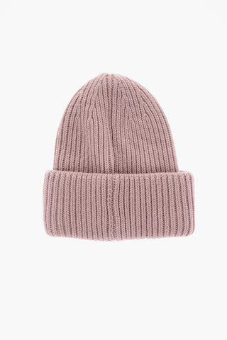 8 PALM ANGEL Cappello Beanie in Lana con Logo a Toppa