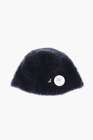 Solid Color Sherpa Wool Bucket Hat