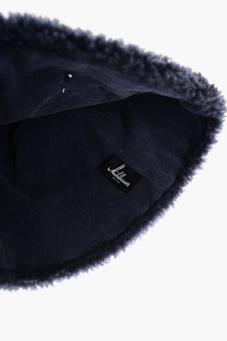 Solid Color Sherpa Wool Bucket Hat