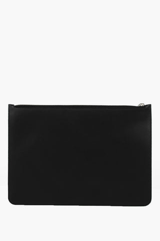 Clutch THUNDERBOLT FAIRISLE in Pelle con Chiusura Zip