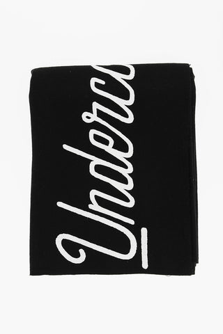 UNDERCOVERISM Wool Scarf with Contrasting Print